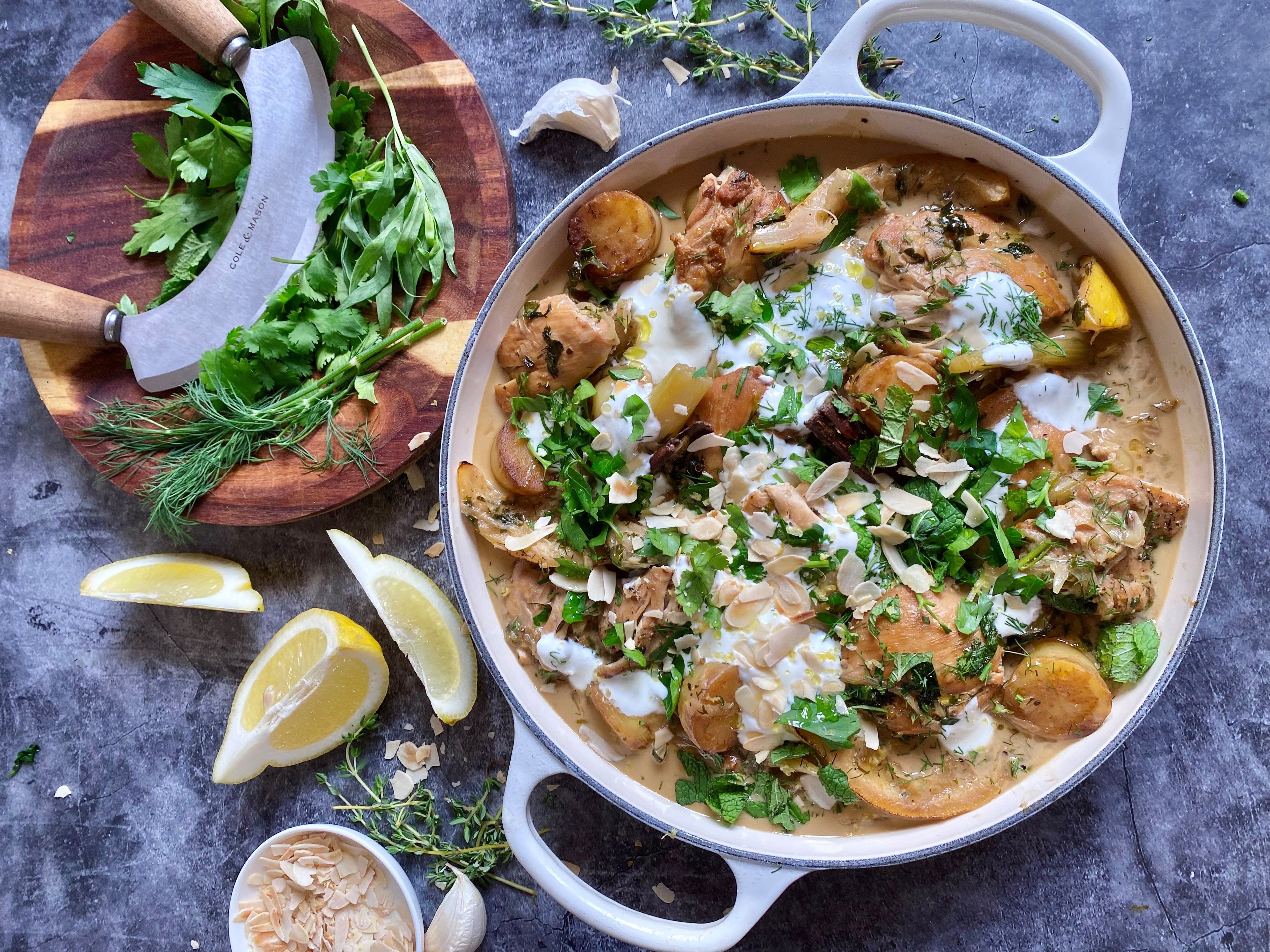 Lemon & Herb Chicken & Potato Stew Cole & Mason UK