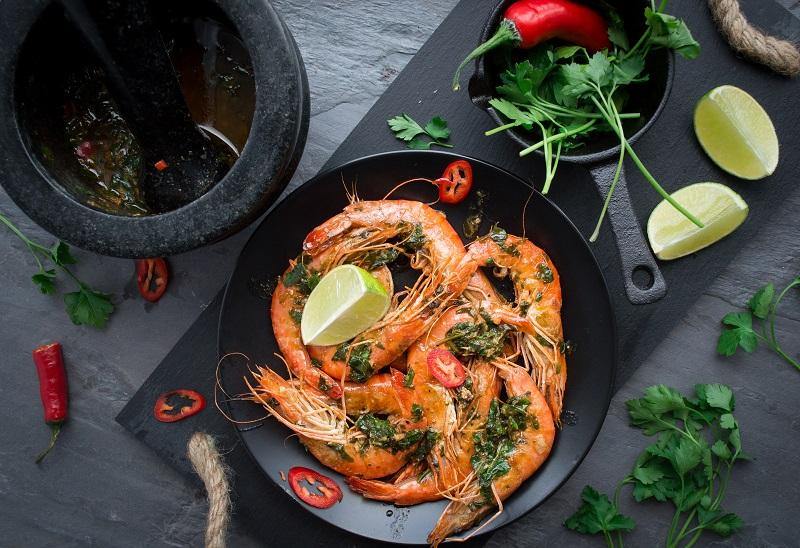 Chimichurri Prawns Cole & Mason UK