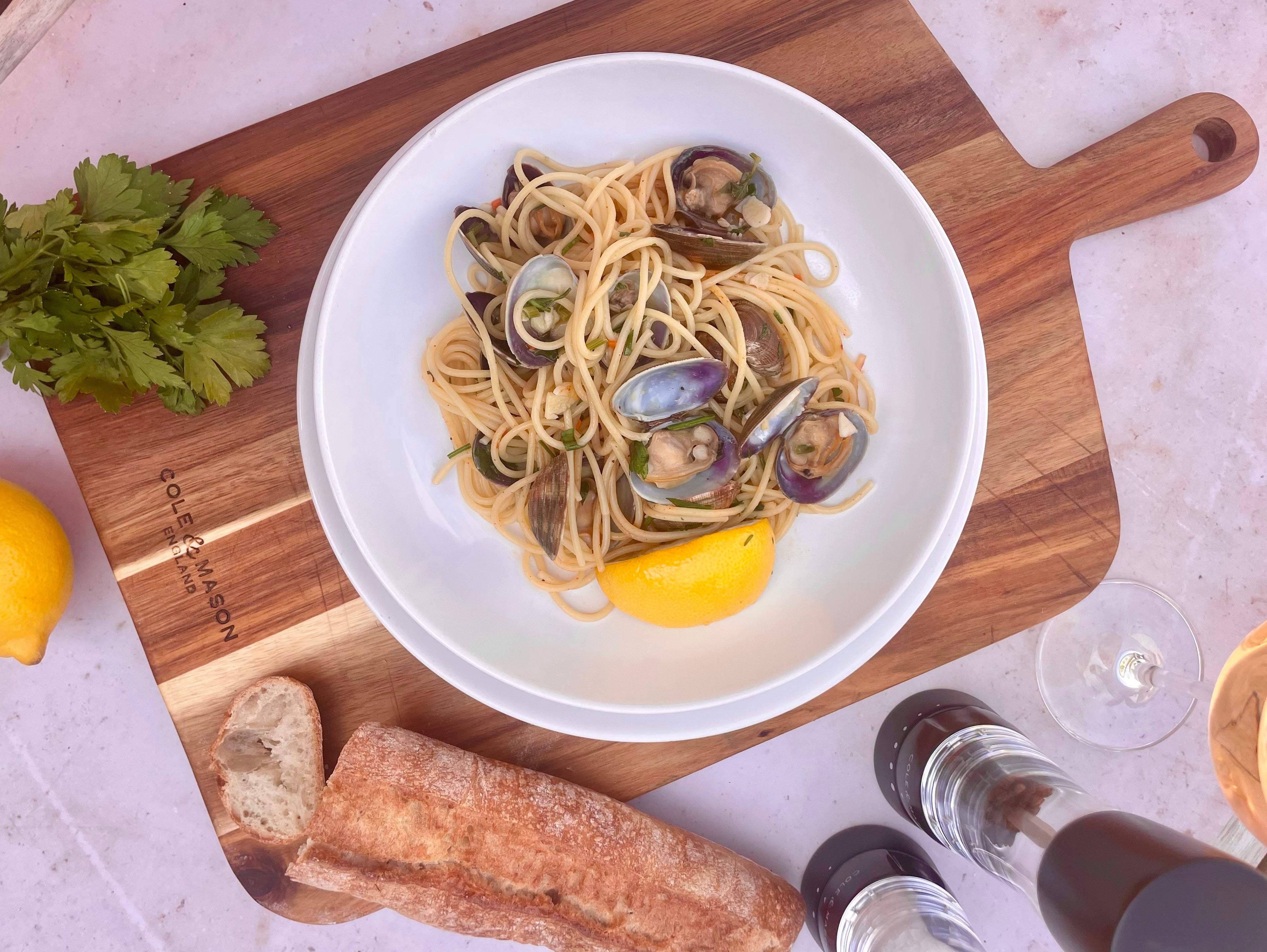 Spaghetti Vongole Cole & Mason UK