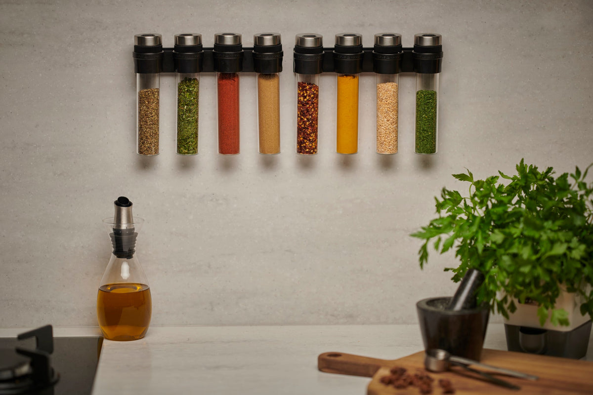 Cole & Mason Shadwell Slim-Mount Spice Storage, lifestyle photograph 7