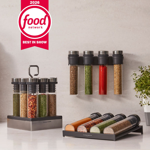 Cole & Mason Shadwell Empty Spice Jars Set of 4, information graphic 12